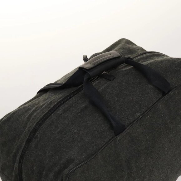 PRADA Boston Bag Wool 2way Gray Auth - Picture 14 of 16